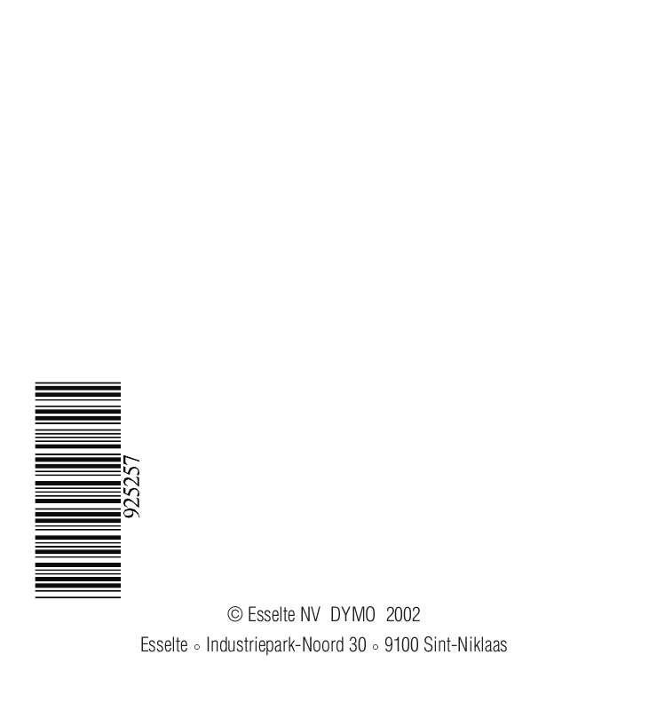 Notice DYMO LETRATAG XR autres Trouver une solution à un problème